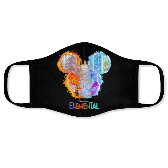 Disney Elemental 2023 Face Masks, Disney Pixar Elemental Face Masks