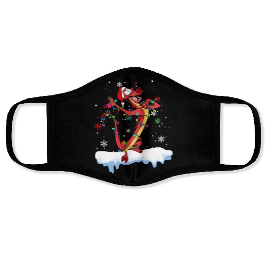 Disney Mulan Mushu Dragon Christmas Lights Face Masks