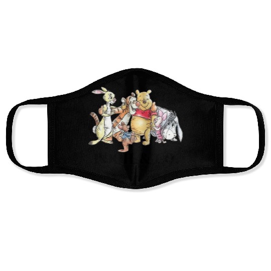 Disney Winnie The Pooh Face Masks, Pooh & Co Est 1928 Face Masks