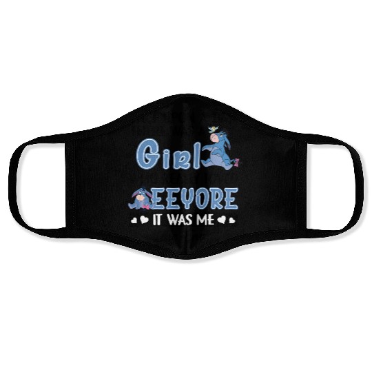 Once Upon A Time There Was A Girl Who Really Loved Eeyore, Disney Eeyore Face Masks
