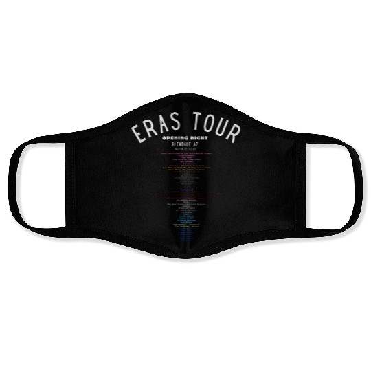 Eras Tour Setlist Face Masks