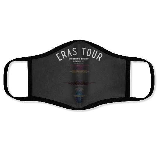 Eras Tour Setlist Face Masks