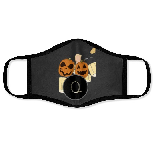 Discover Roger Taylor Pumpkin Drums Face Masks