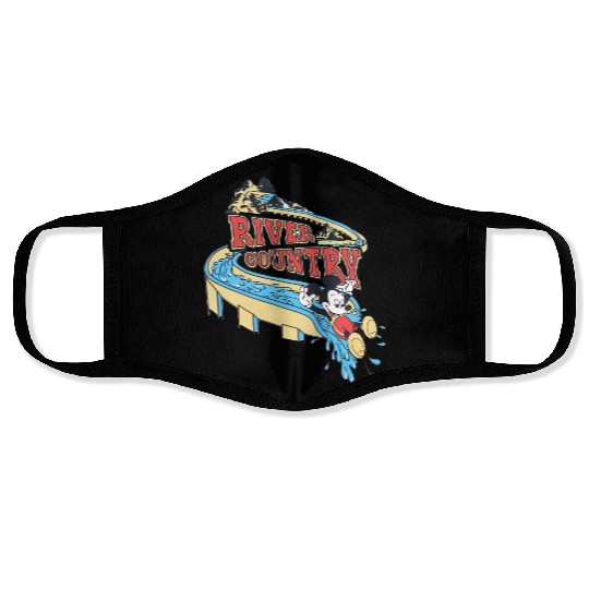 River Country Retro Disney World Face Masks