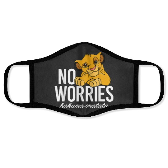 Disney Lion King Classic No Worries Simba Face Masks