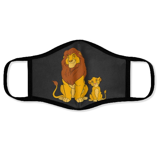 Disney The Lion King Young Simba And Mufasa Face Masks