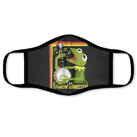 Disney The Muppet Movie Kermit Rainbow Connection Stylized Face Masks