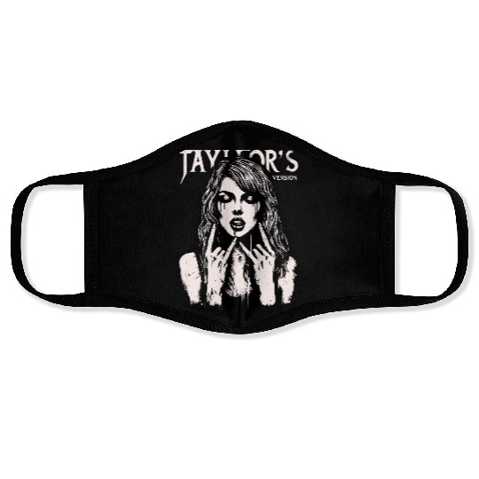 Taylor's Metal Version - Taylors Version Face Masks