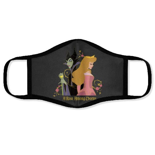 Disney Princess Sleeping Beauty Maleficent Rose Among Thorns Face Masks
