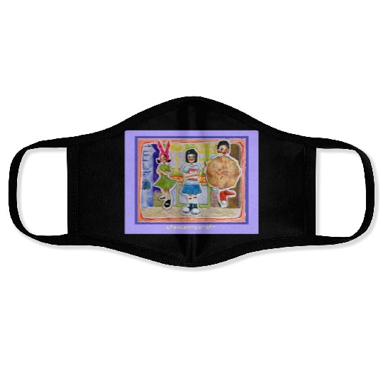 Bobs Burgers Spiral Notebook Face Masks