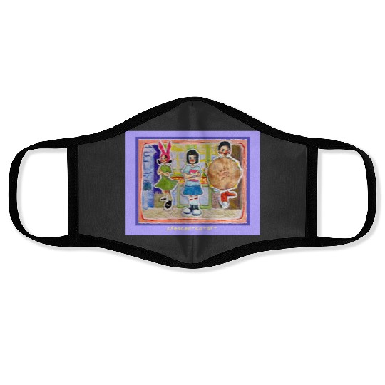 Bobs Burgers Spiral Notebook Face Masks