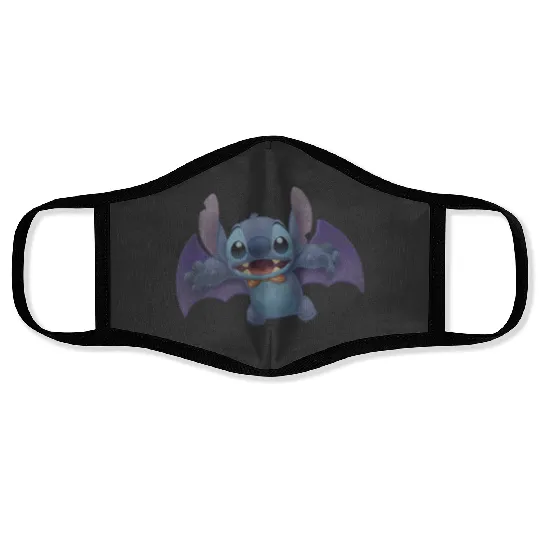 Disney Lilo Stitch Halloween Cute Vampire Stitch Portrait Face Masks