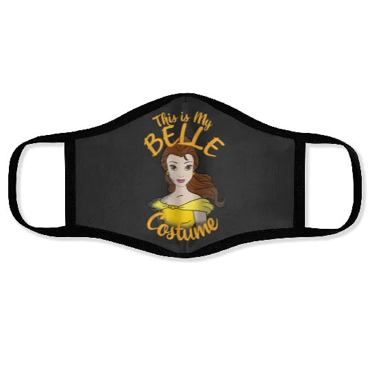 Disney Beauty And The Beast Belle My Costume Hal Face Masks
