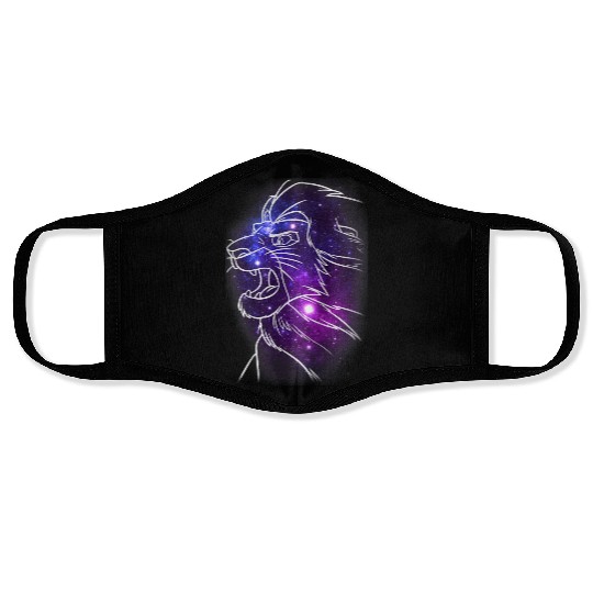 Disney Lion King Mufasa Galaxies Graphic Face Masks