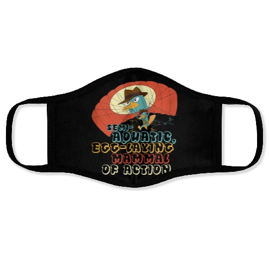Disneys Phineas And Ferb Semi-aquatic Egg-laying Mammal Face Masks