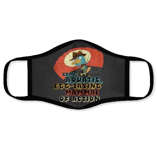 Disneys Phineas And Ferb Semi-aquatic Egg-laying Mammal Face Masks