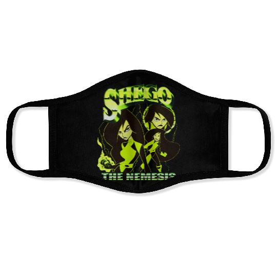 Kim Possible Shego The Nemesis Face Masks, Disney Kim Possible Clothingx