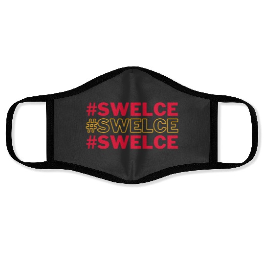 Tayl0r Swift and Travis Kelce Swelce Face Masks