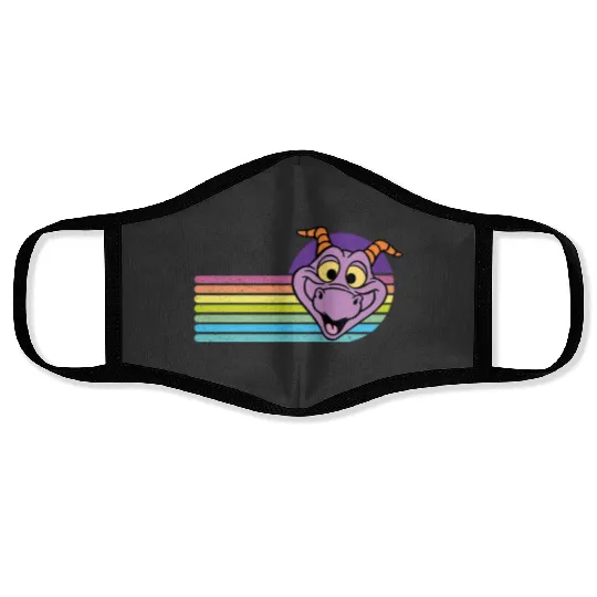 Disneys vintage shirt - Disneys figment shirt - Disneys Epcot shirt Face Masks