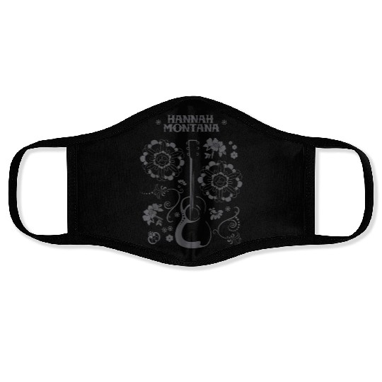 DisneyChannel Hannah Montana Floral Guitar Face Masks