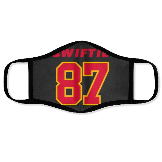 Discover TaylorSwift Taylor version Travis Kelce Face Masks