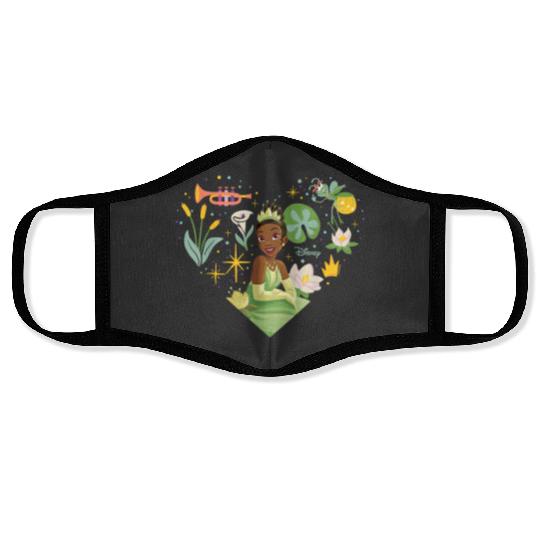 disneyss Princess - Tiana Nature Heart  Gifts Face Masks