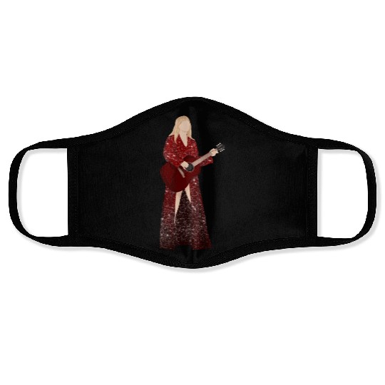 red eras tour Face Masks