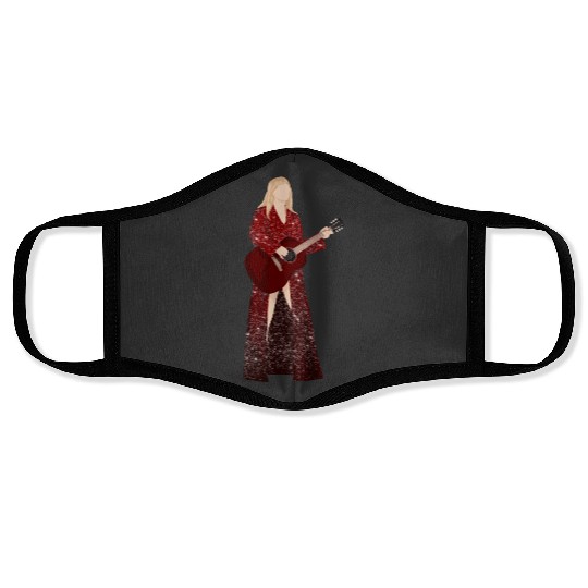 red eras tour Face Masks