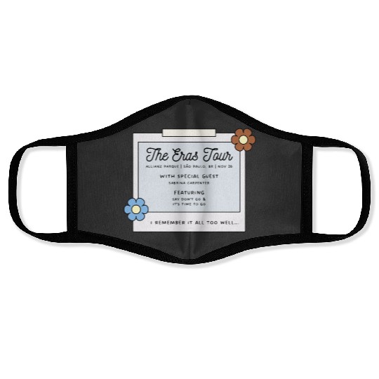 São Paulo Night 3 Eras Tour Face Masks