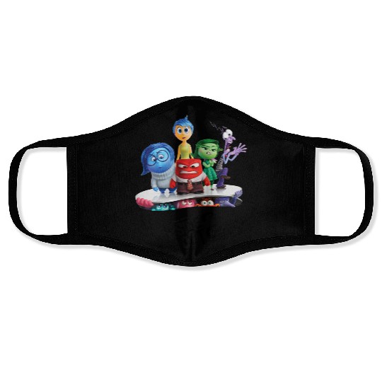 disneys And Pixars Inside Out 2 New Emotions  Poster Face Masks