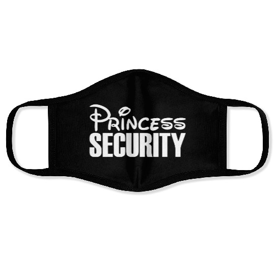 Disney Princess Security Disney Face Masks, Disney Dad Face Masks