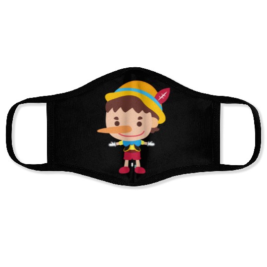 Waltdisneyworld Pinocchio Artwork Art Face Masks