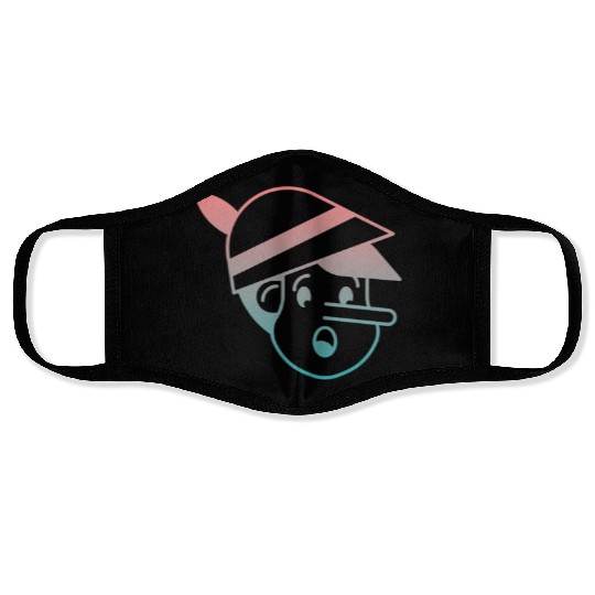 Waltdisneyworld Pinocchio Artwork Art 5 Face Masks