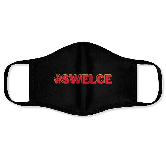 taylorr Swift and Travis Kelce Swelce (1) Face Masks
