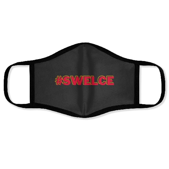 taylorr Swift and Travis Kelce Swelce (1) Face Masks