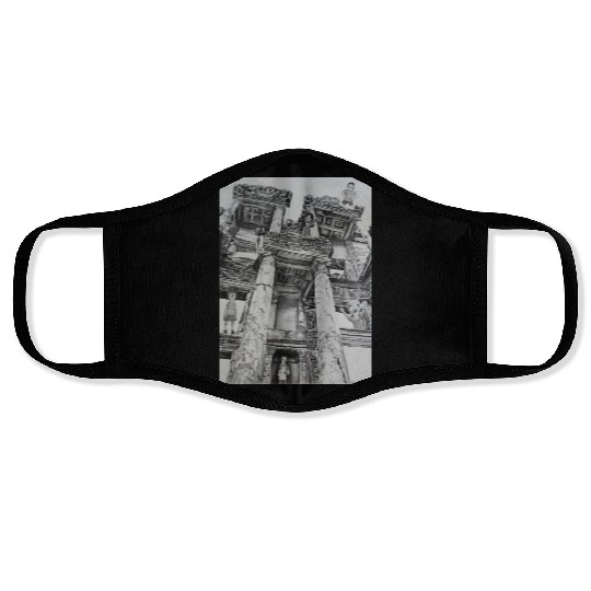 Bobs Burgers in Ruins Face Masks