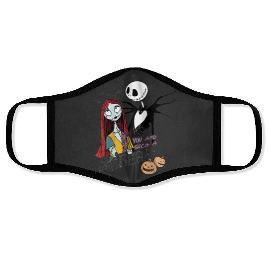 disneys The Nightmare Before Christmas Jack Sally Scream Raglan Face Masks