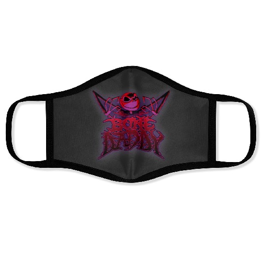 disneys The Nightmare Before Christmas Bone Daddy Neon Poster Face Masks