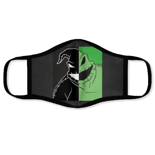 disneys The Nightmare Before Christmas Oogie Boogie Split Face Masks