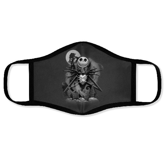 disneys Nightmare Before Christmas Jack Night Scene Face Masks