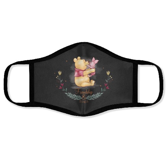 disneys Winnies The Pooh And Piglet Friendship And Hugs Face Masks