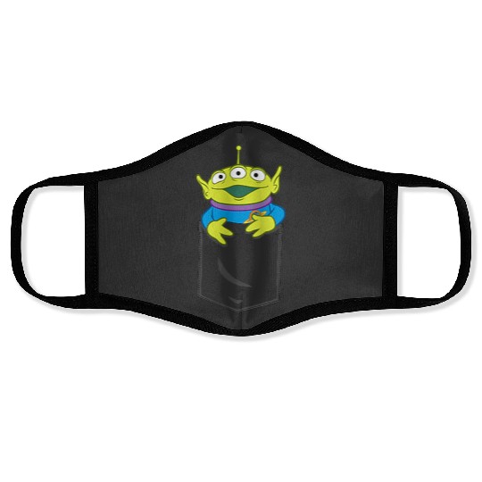 disneys pixars A Toy Story Alien Pocket Face Masks