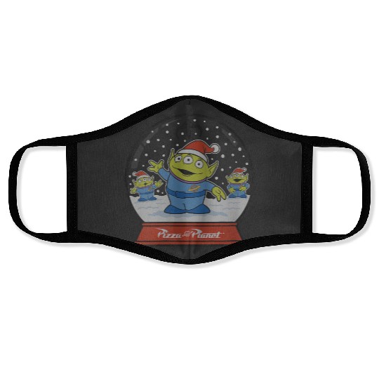 disneys pixars Toy Story Alien Claw Snowglobe Christmas Face Masks