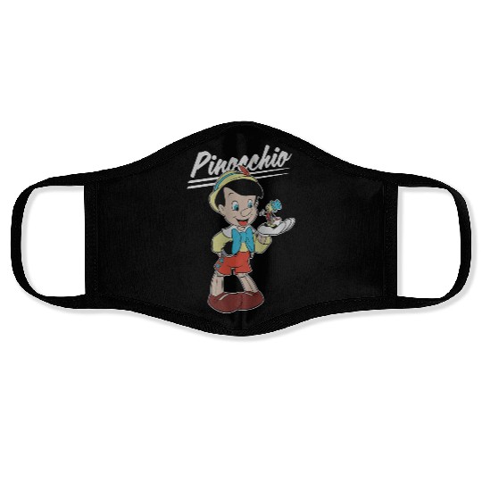 disneys Pinocchio And Jiminy Cricket Face Masks