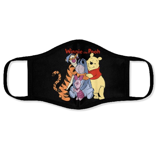 disneys Winnie The Pooh Group Shot Hug Face Masks