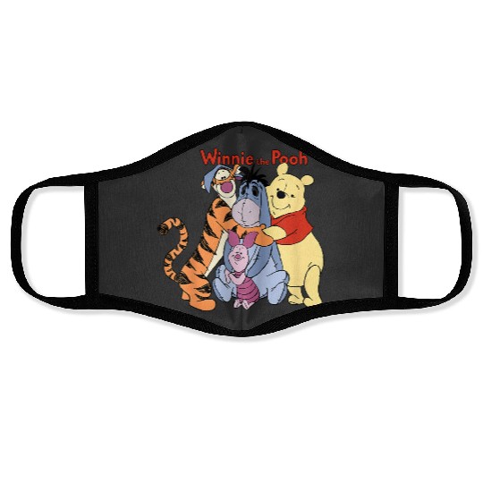disneys Winnie The Pooh Group Shot Hug Face Masks