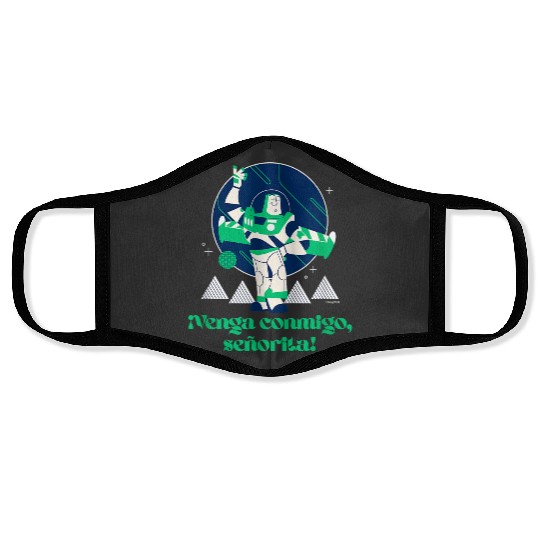 disneys And Pixars Toy Story Buzz Lightyear Spanish Mode Face Masks