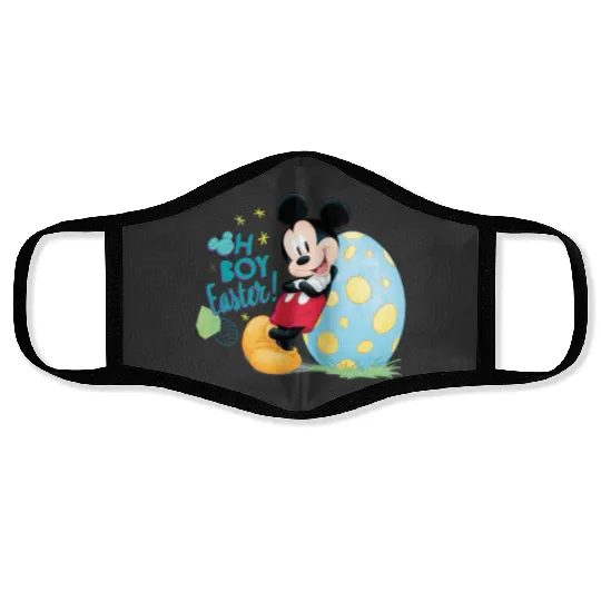 Disney Mickey Oh Boy Easter Long Sleeve4 Face Masks