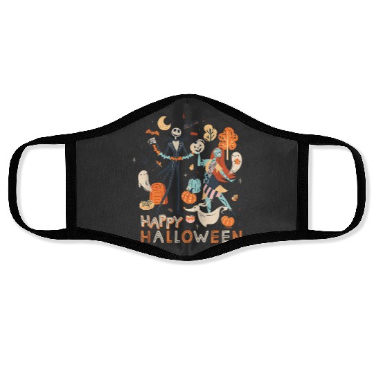 Disney The Nightmare Before Christmas Jack Sally Face Masks