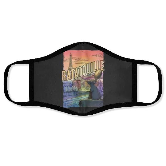 Disney  Ratatouille Remi Mouse Little Chef Retro , Disneyland Vacation Unisex  Family Birthday Gift Adult Kid Toddler Tee Face Masks